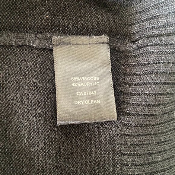 Cupio Black Owl Tunic Sweater Size Medium - Picture 11 of 12